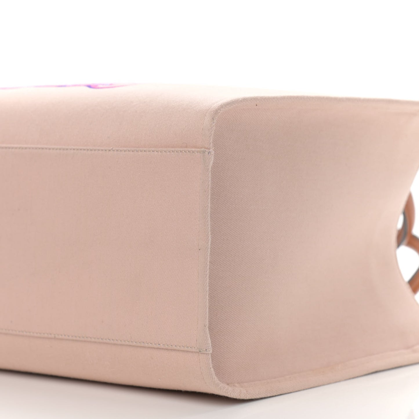 Canvas Calfskin Large Medusa Pop Cabas Tote Beige