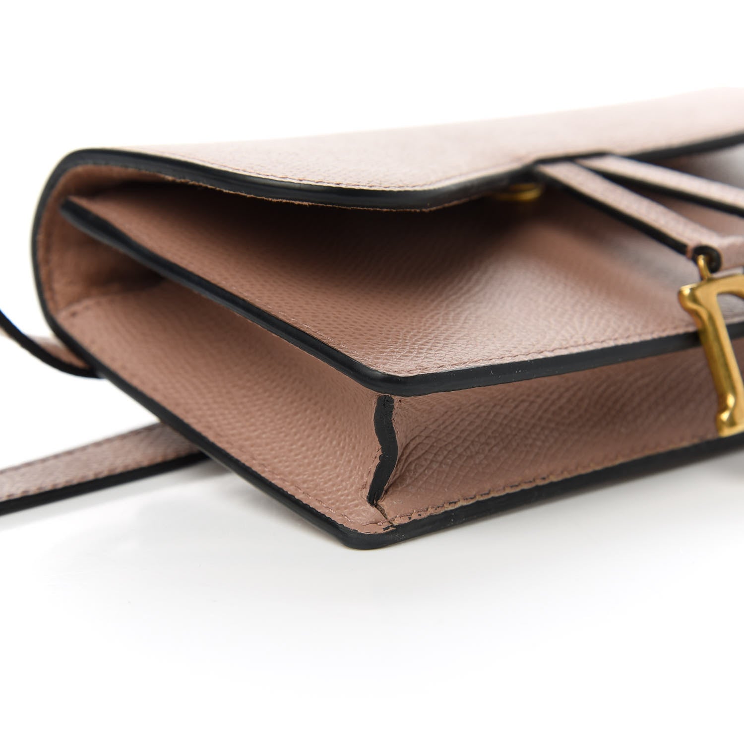 Christian Dior Grained Calfskin Saddle Clutch Fard 6 of 10