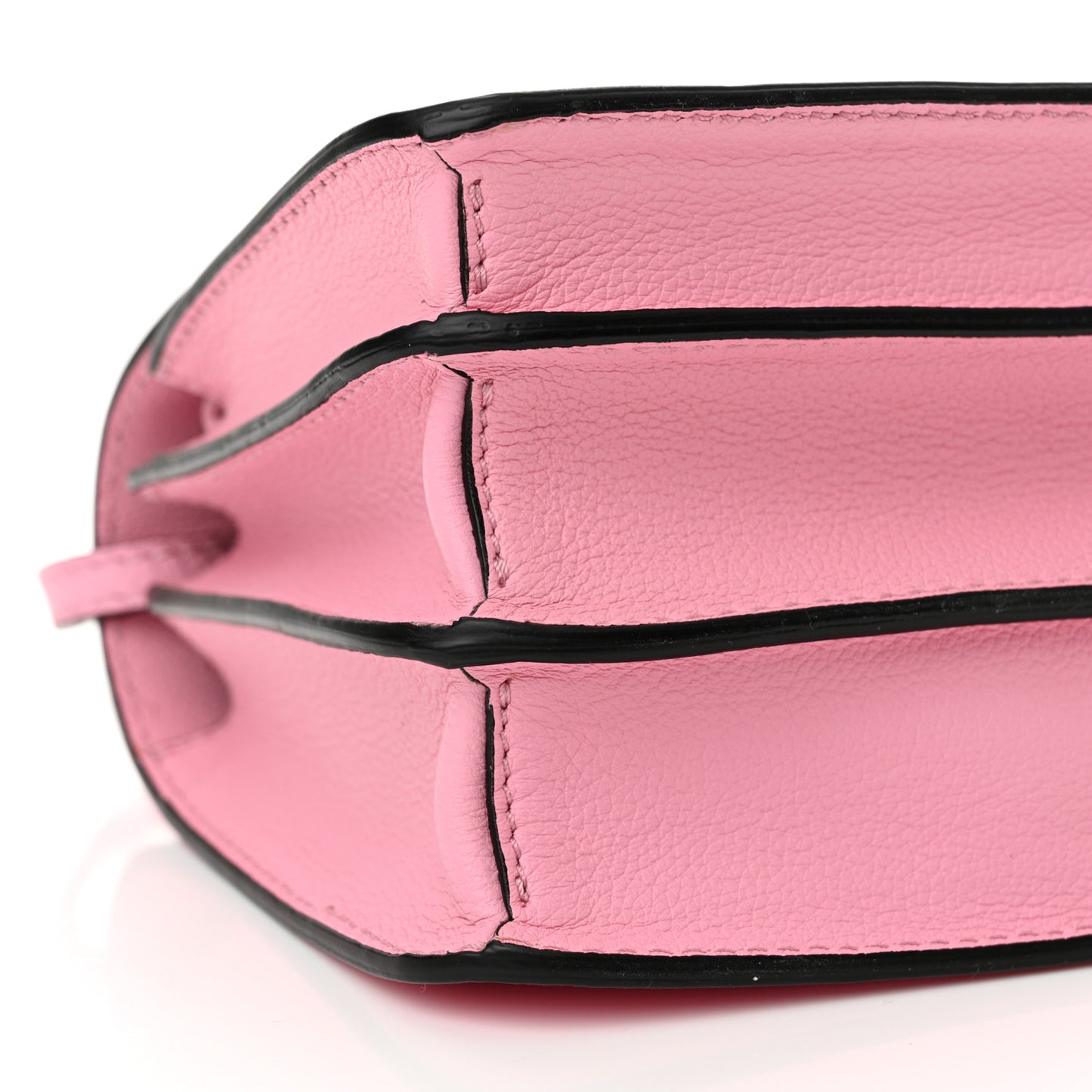 Grained Calfskin La Medusa Shoulder Bag Pink