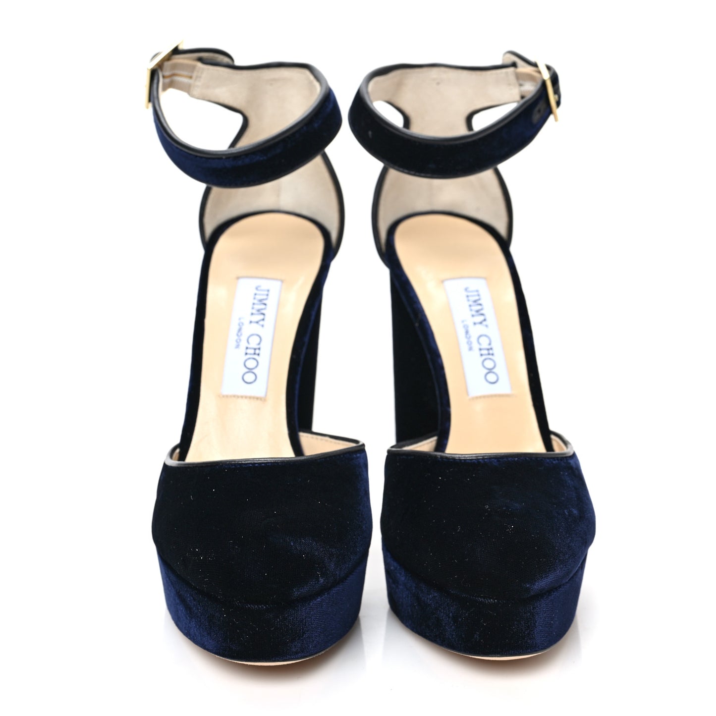 Velvet Daphne 120 Pumps 36.5 Navy