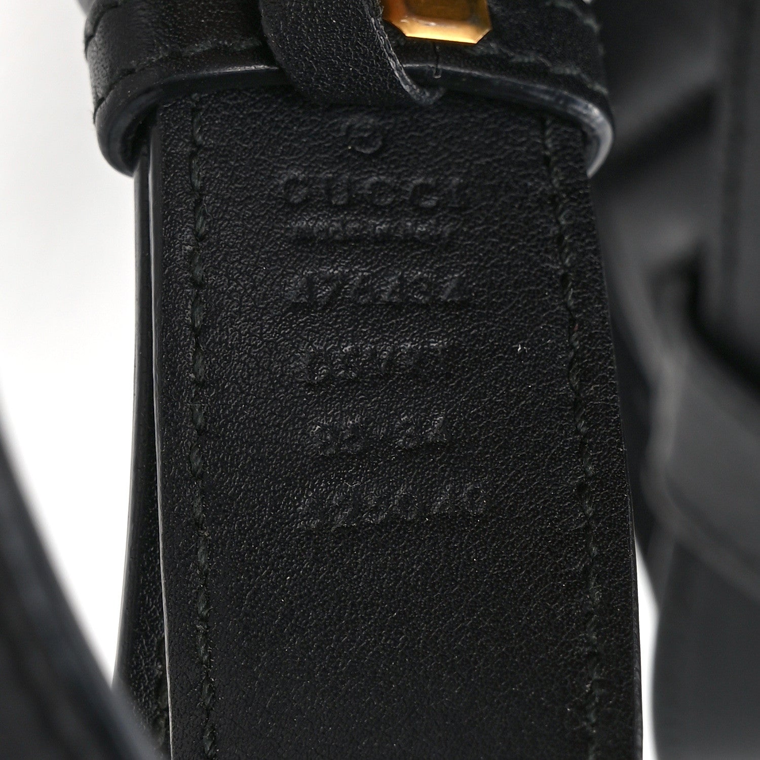 Gucci Calfskin Matelasse GG Marmont Belt Bag 85 34 Black 7 of 15