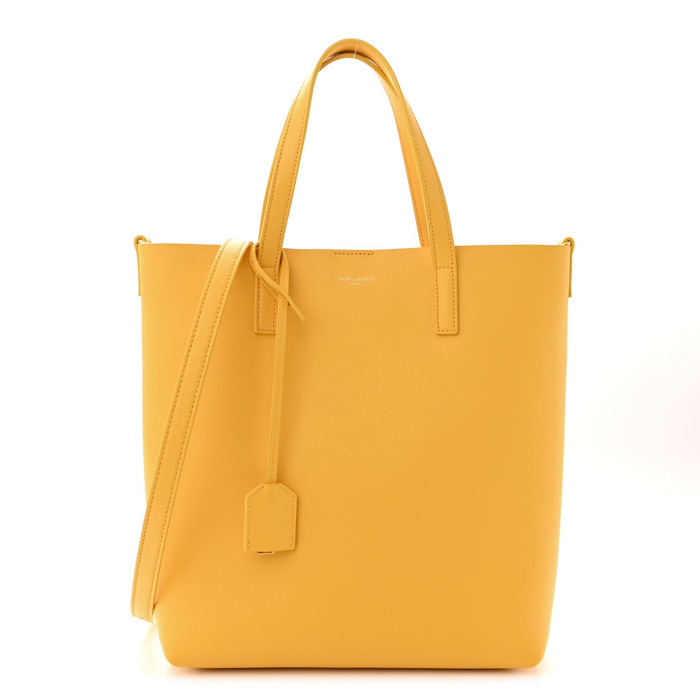 Calfskin Toy Shopping Tote Yellow