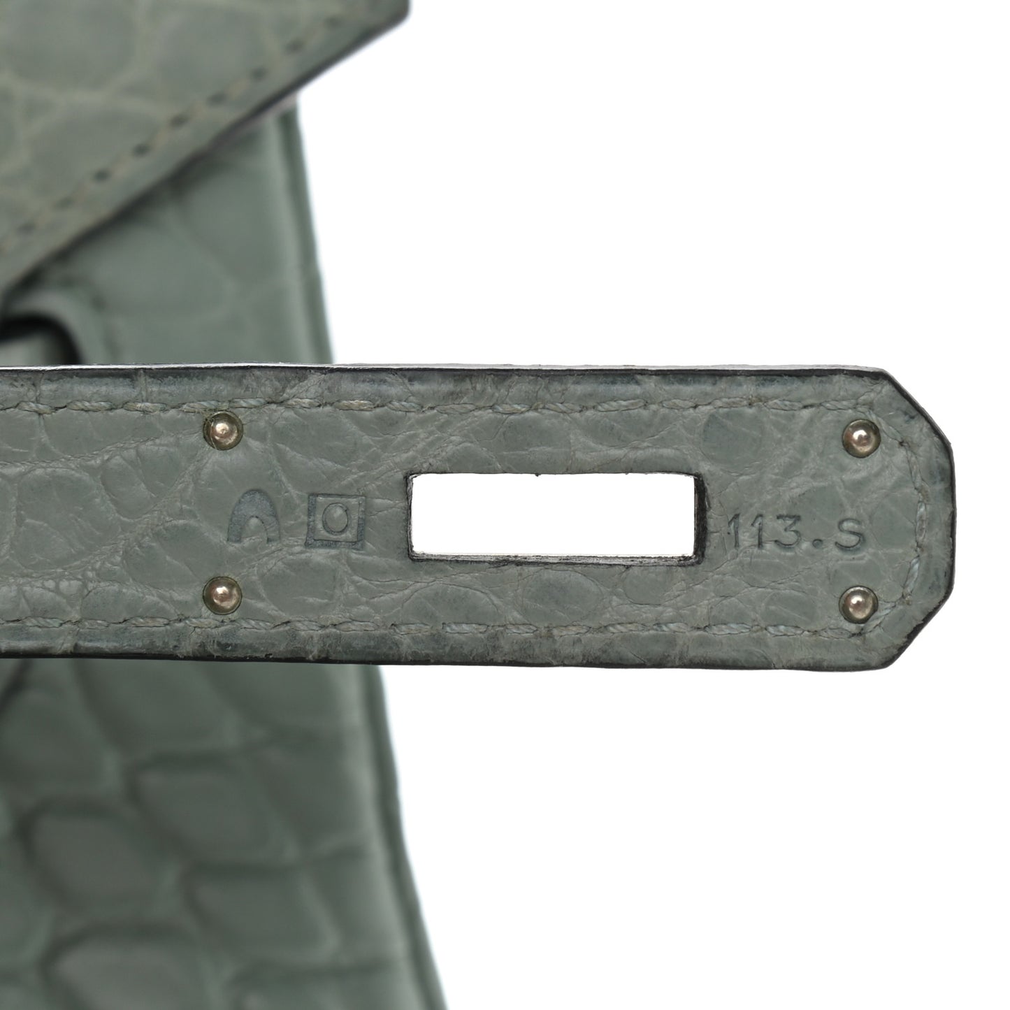 Matte Alligator Birkin 35 Ciel