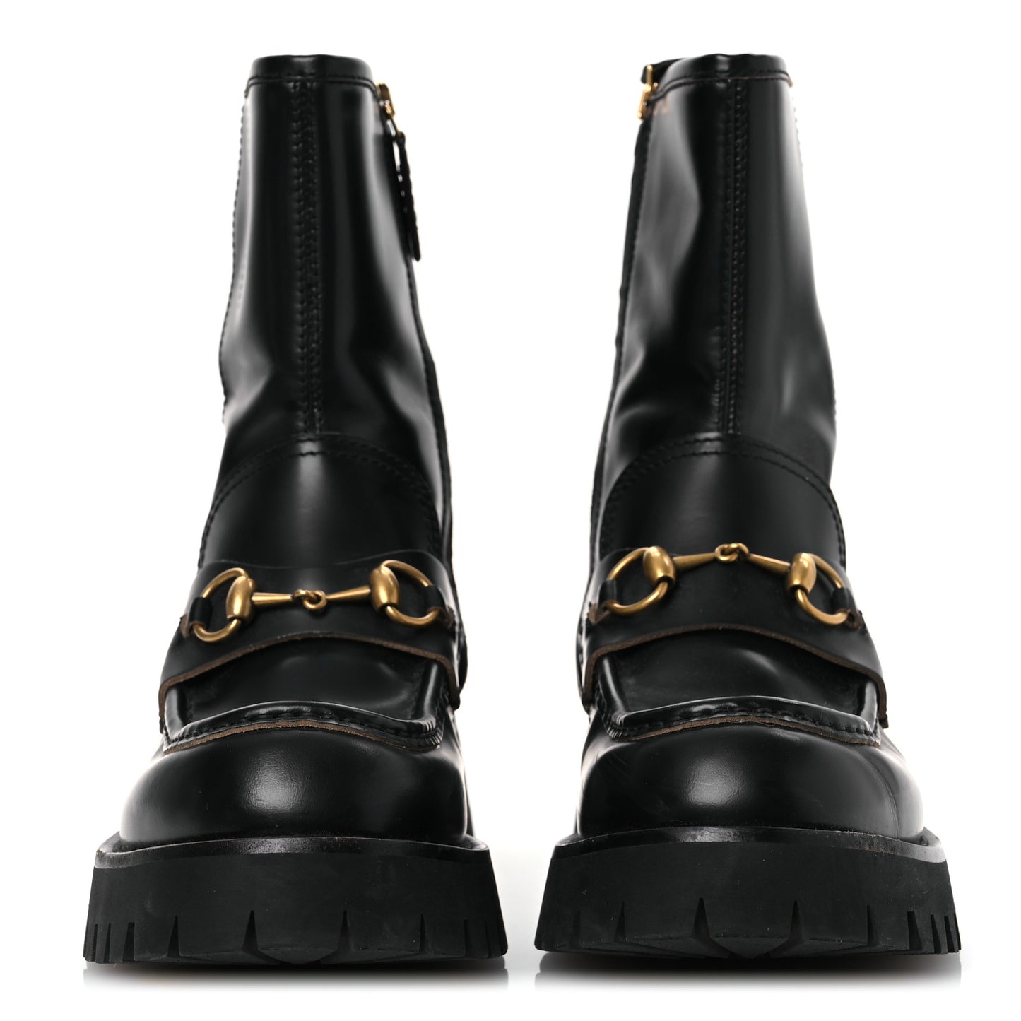 Cordovan Lux Womens Harald Horsebit 25mm Platform Boots 39.5 Black