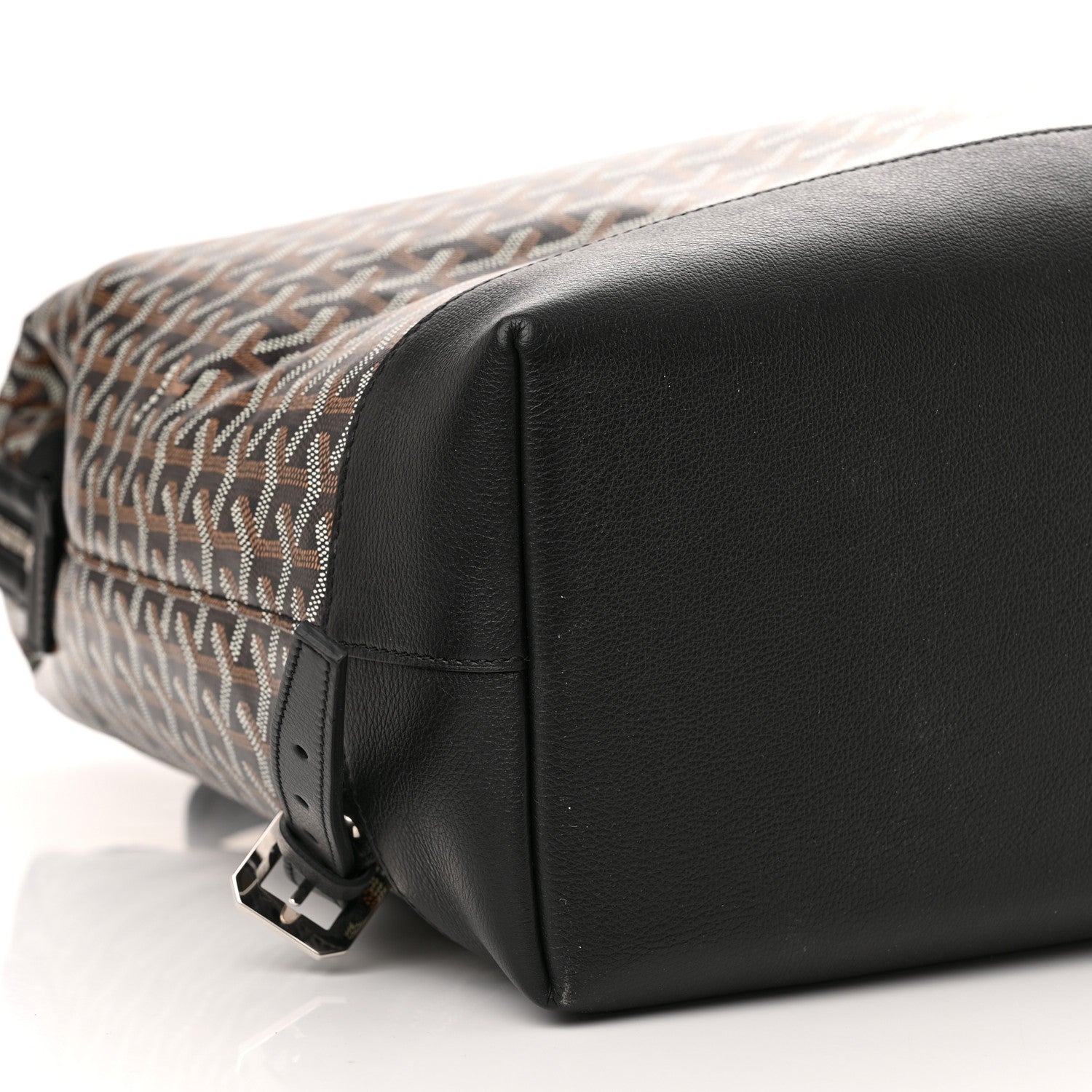 Goyard Goyardine Calfskin Cisalpin MM Backpack Black 9 of 10