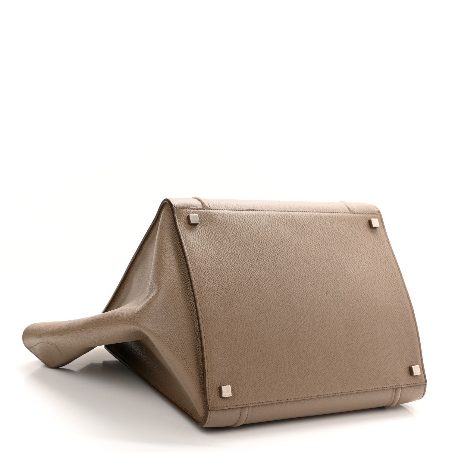 Celine Baby Grained Calfskin Medium Phantom Luggage Taupe 4 of 17
