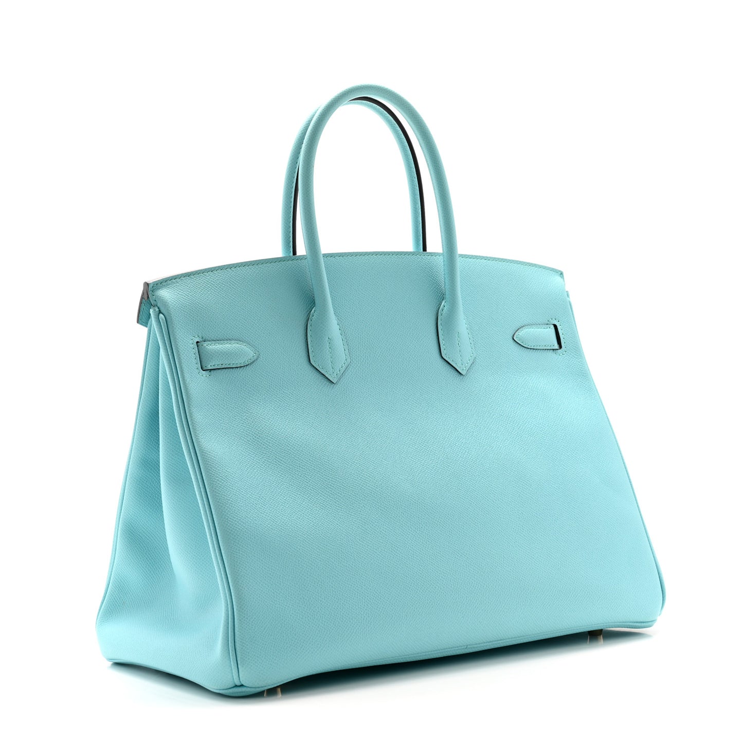 Epsom Birkin 35 Bleu Atoll