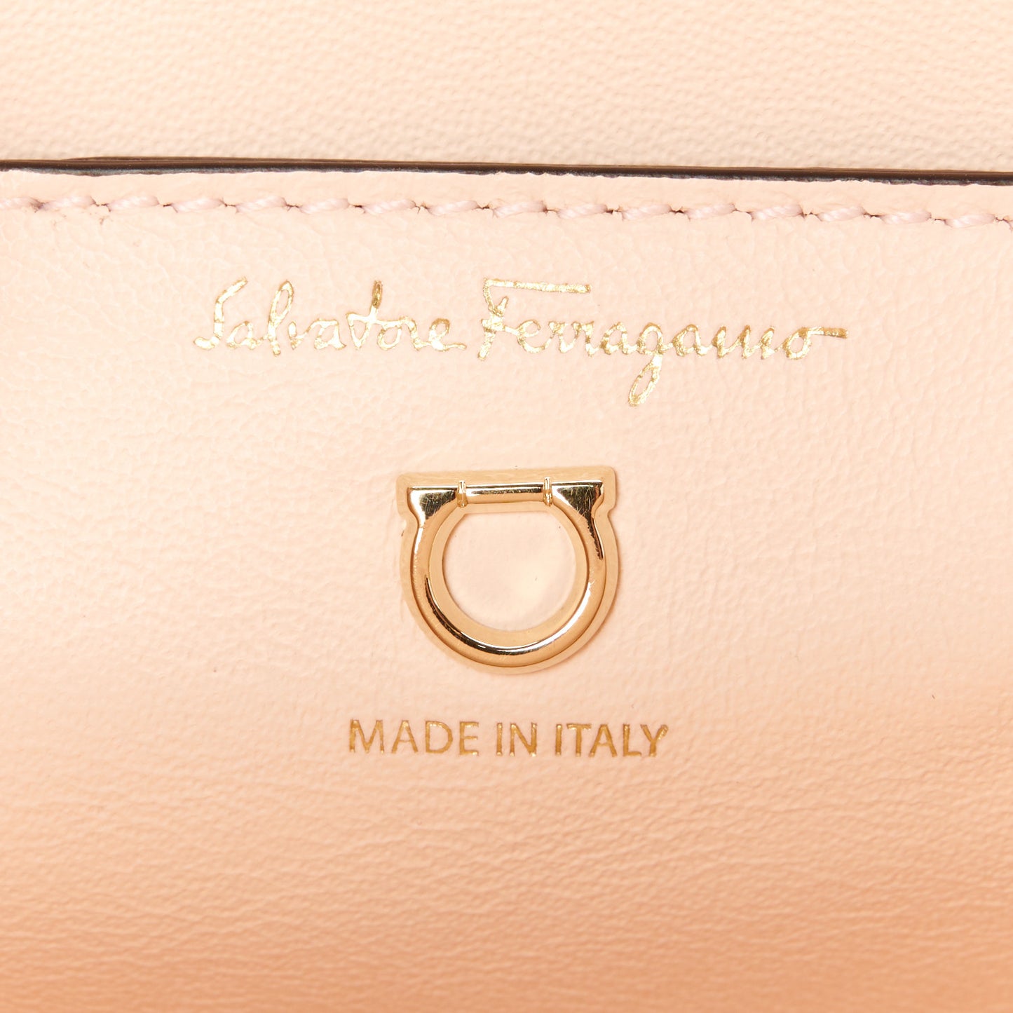 Calfskin Glam Shoulder Bag Pink Lemonade