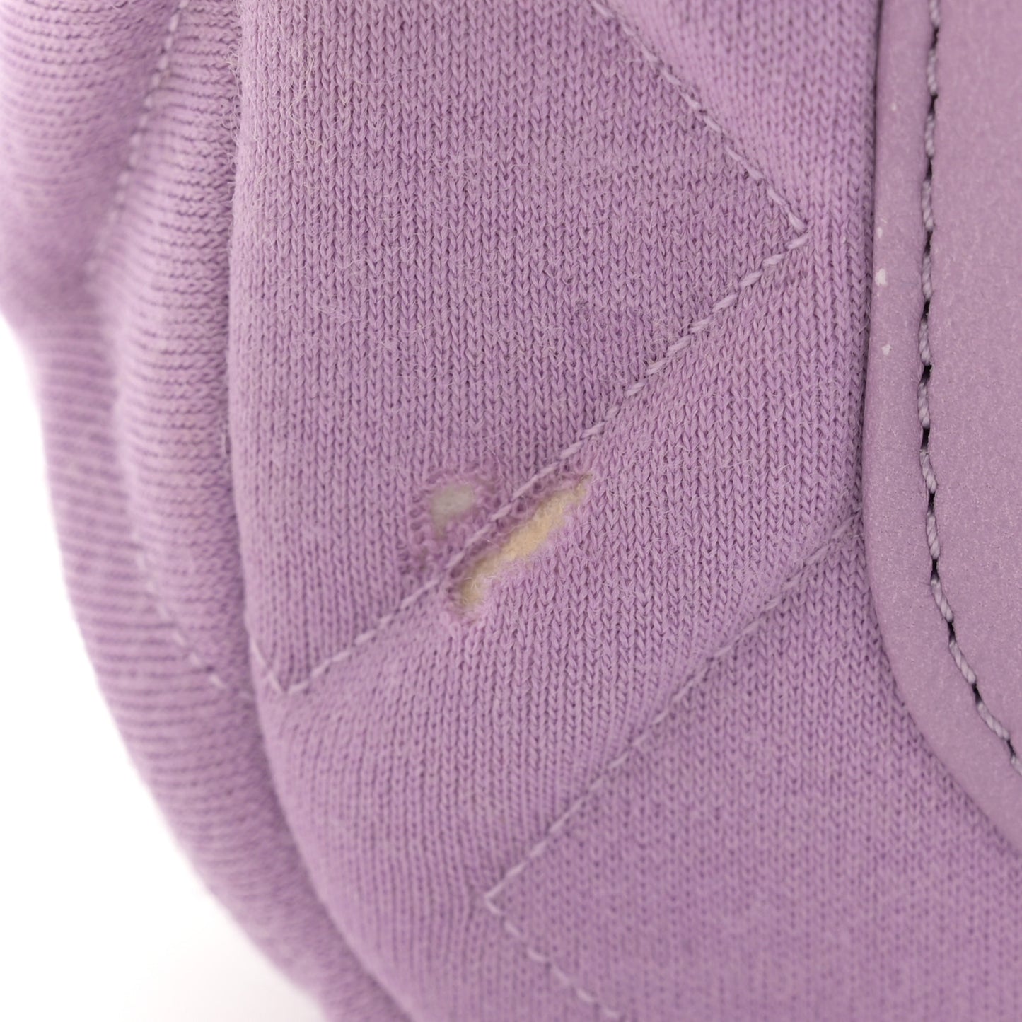 Jersey Quilted Chanel 19 Waist Bag Purple