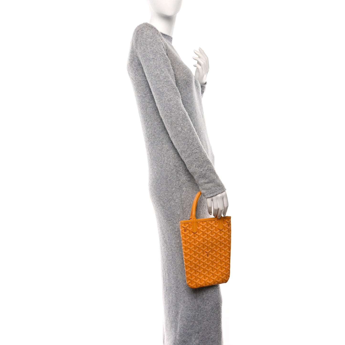 Goyardine Poitiers Claire Voie Tote Yellow