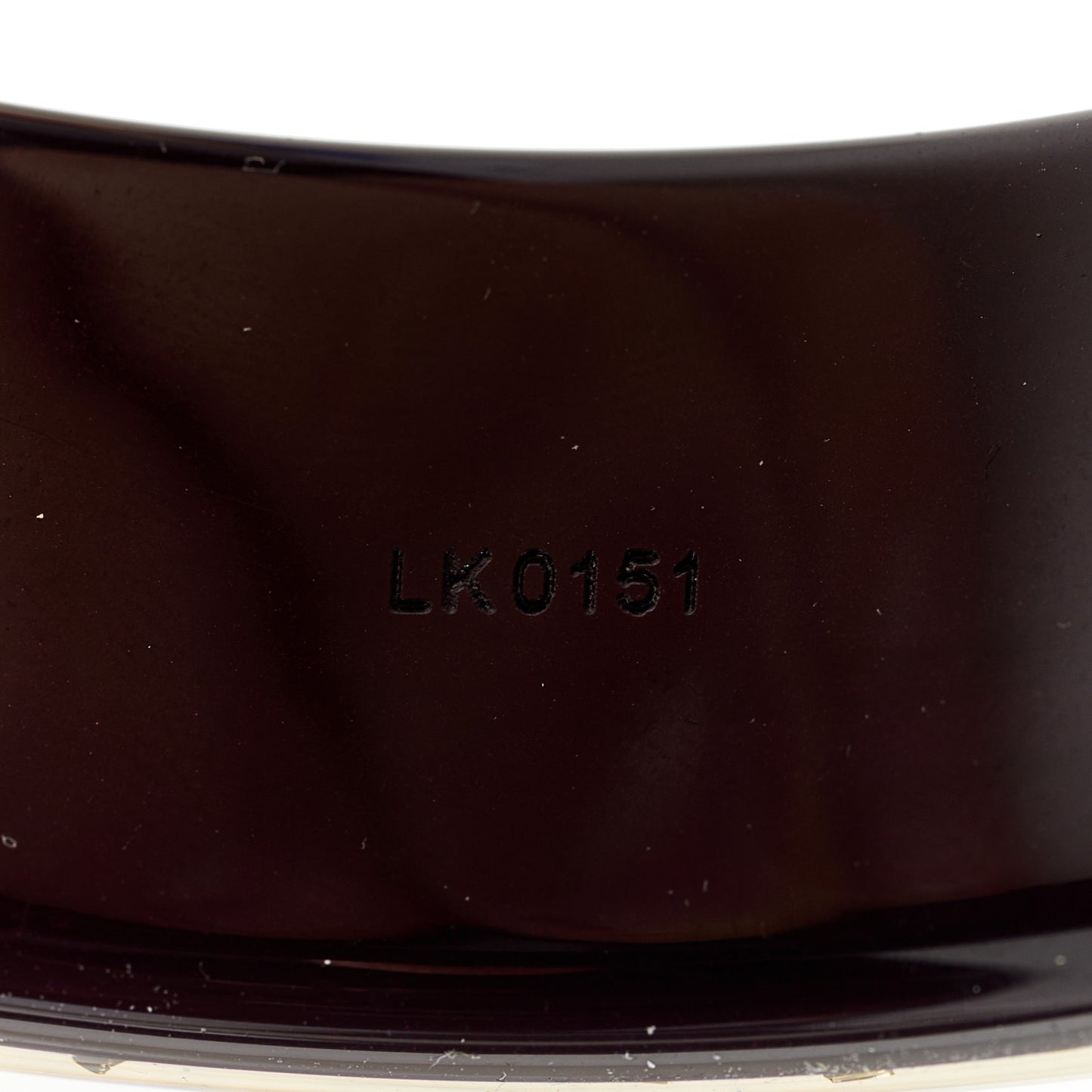 Resin Swarovski Medium Inclusion Bracelet GM Marron