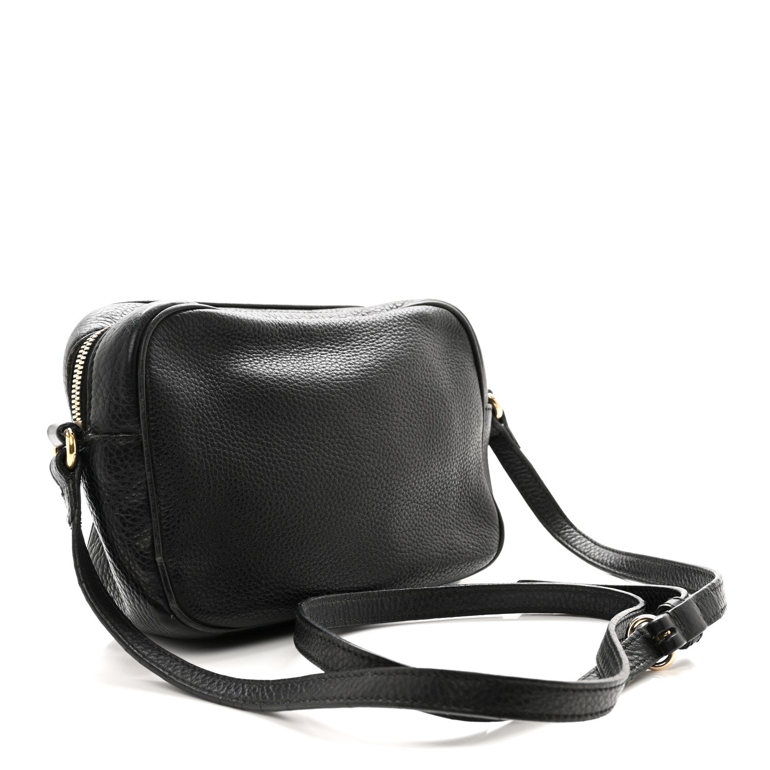 Gucci Pebbled Calfskin Small Soho Disco Bag Black 3 of 23
