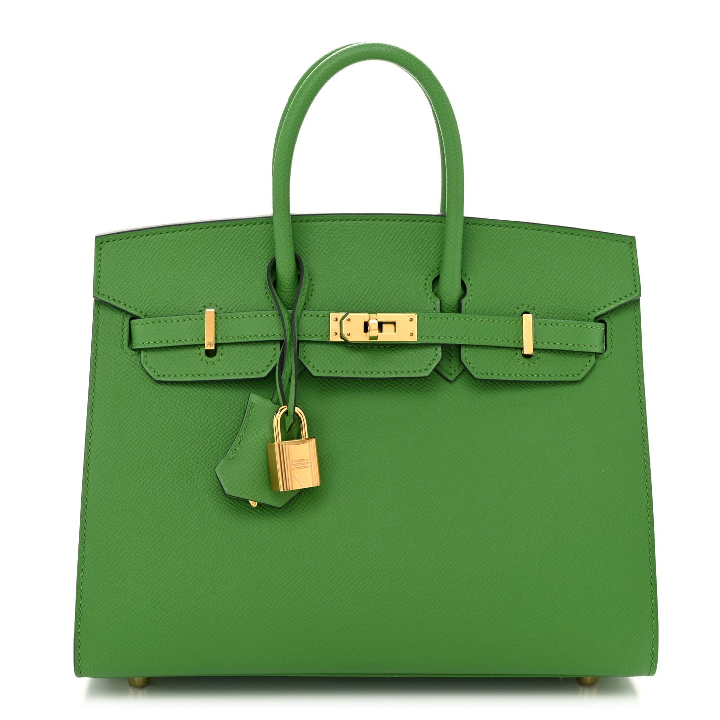 Epsom Birkin Sellier 25 Vert Yucca