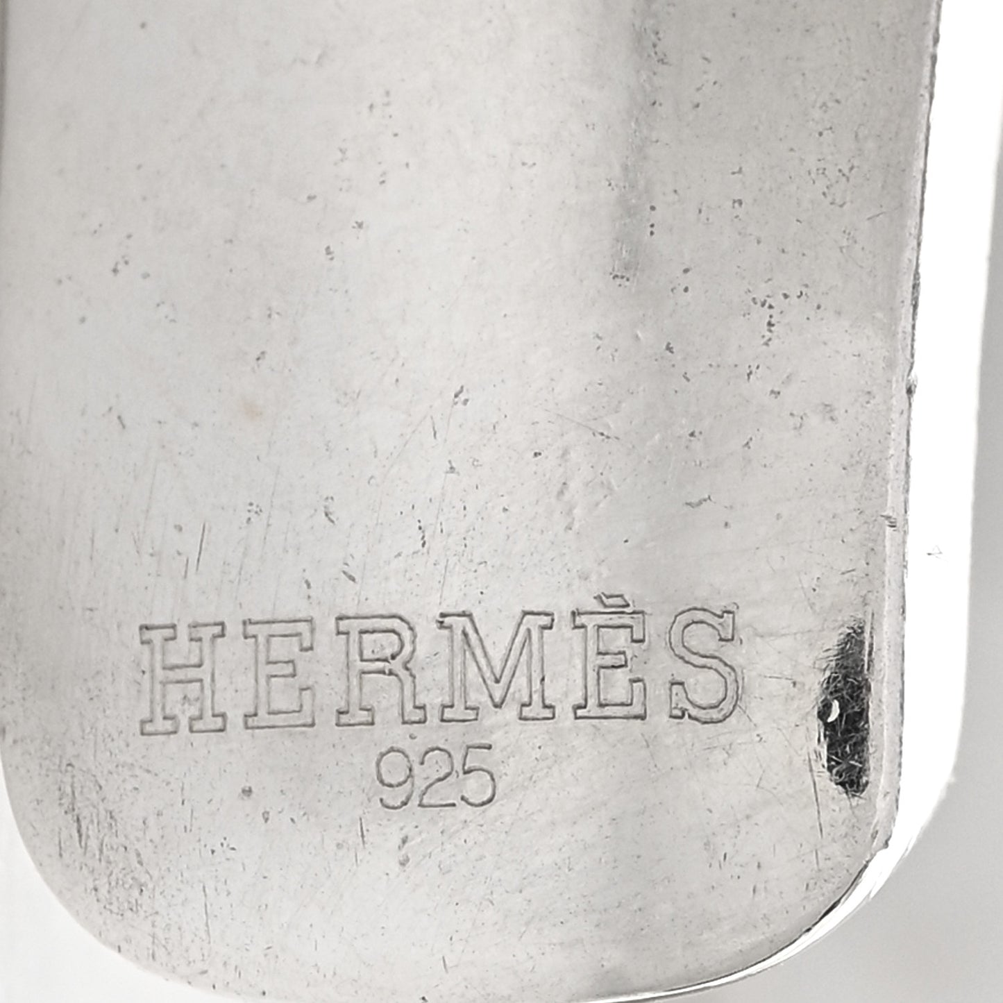 Sterling Silver Logo H Cuff Bracelet