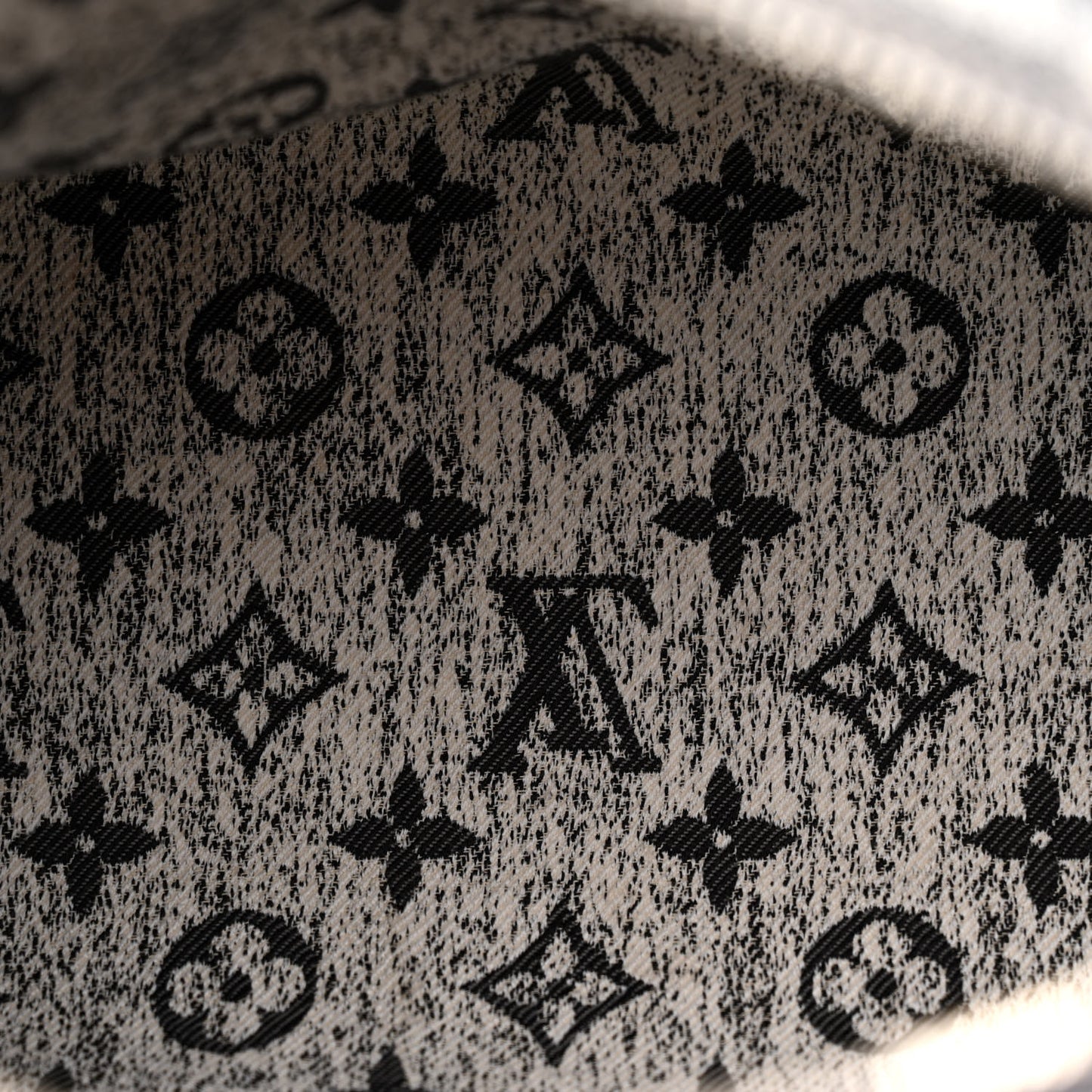 Denim Monogram Jacquard Speedy Bandouliere 25 Black