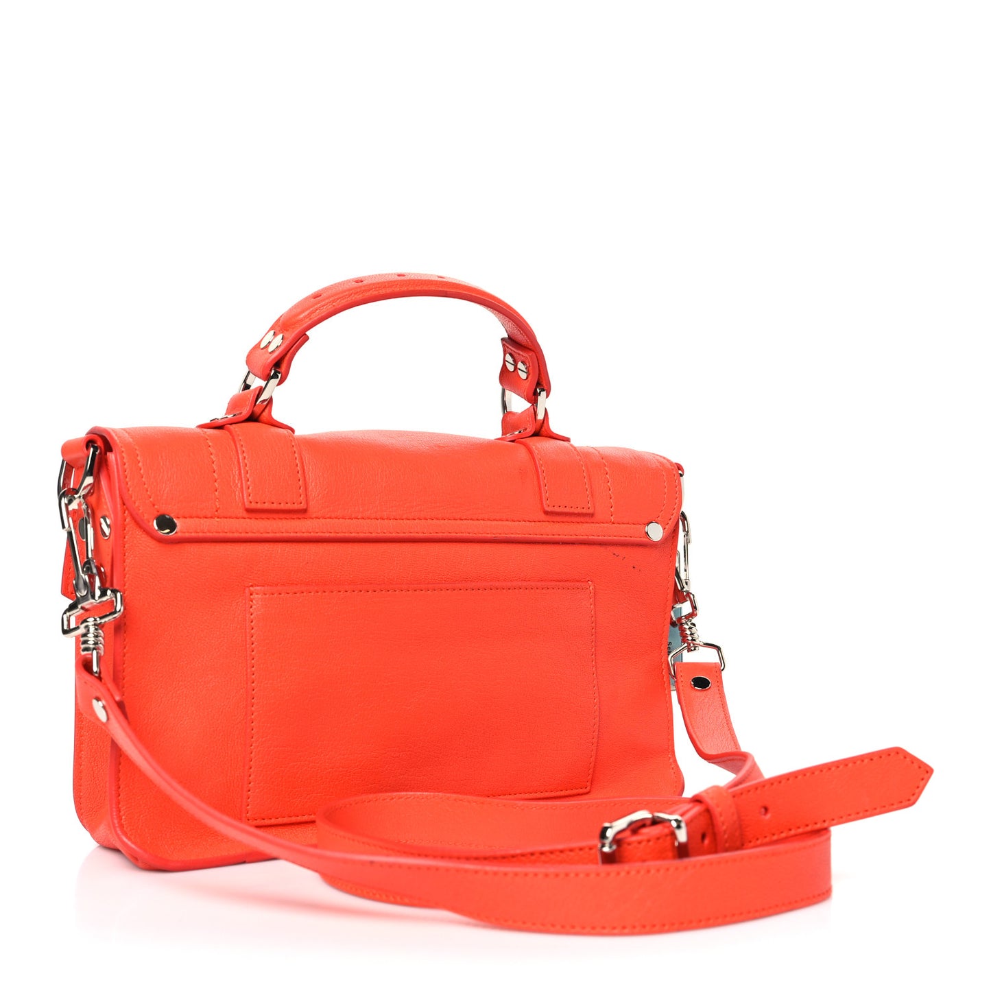 Lambskin Tiny PS1 Satchel Orange Pepper