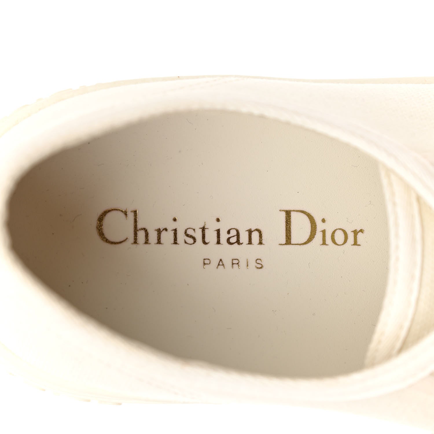 Christian Dior Canvas Dot Walk'N'Dior Low Top Sneakers 39 Milk 8 of 10