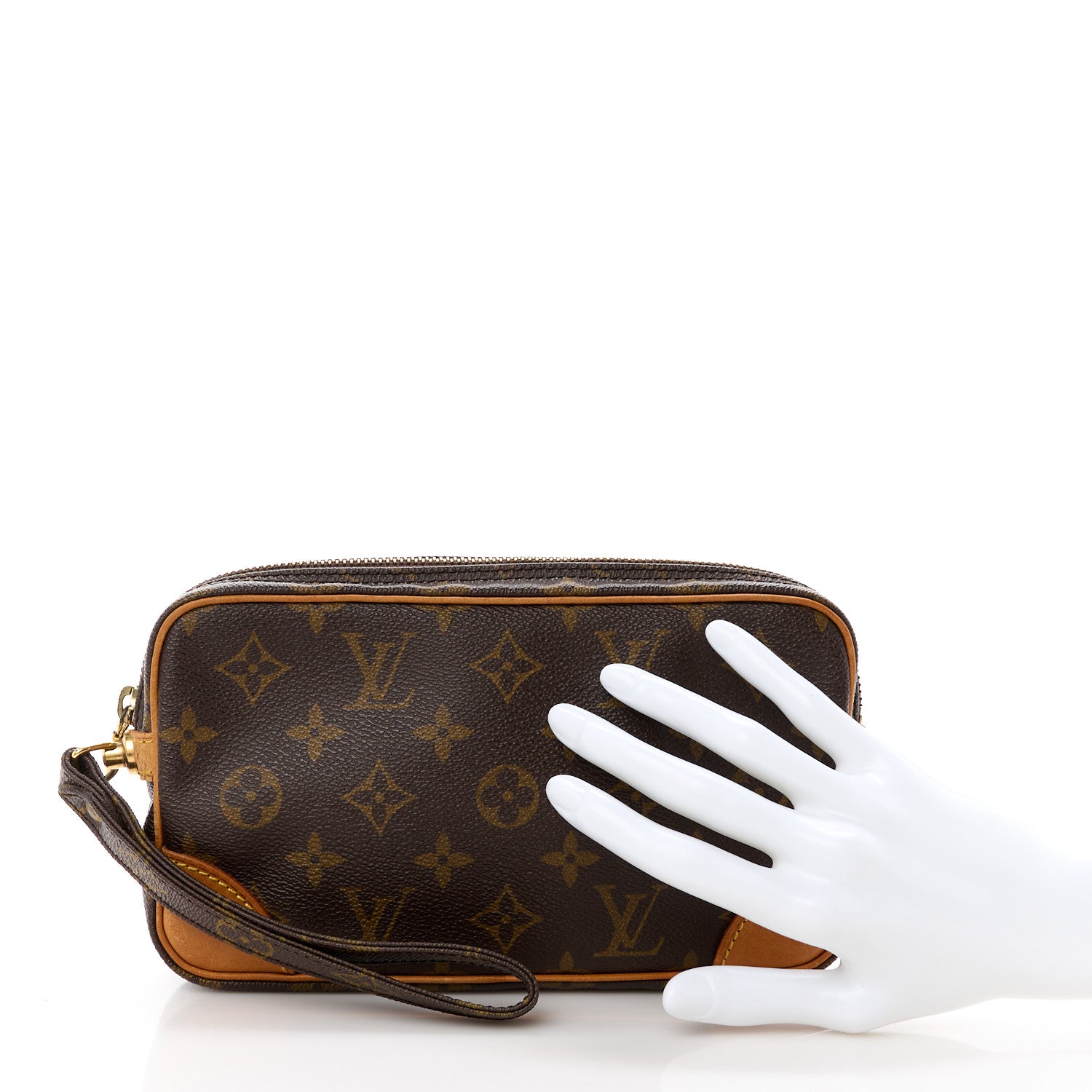 Louis Vuitton Monogram Pochette Marly Dragonne 22 2 of 11