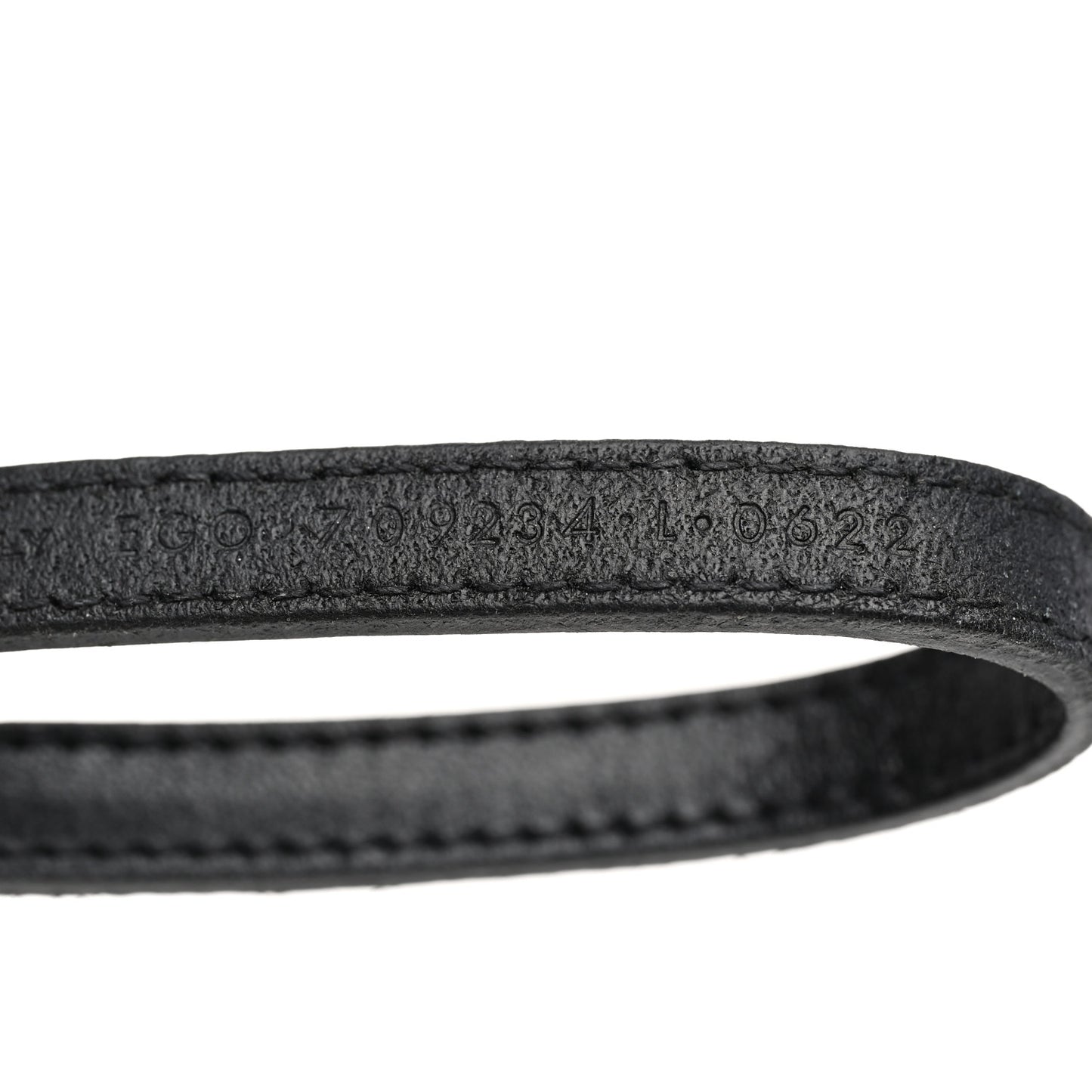 Leather Lucky Bone Double Wrap Bracelet Black