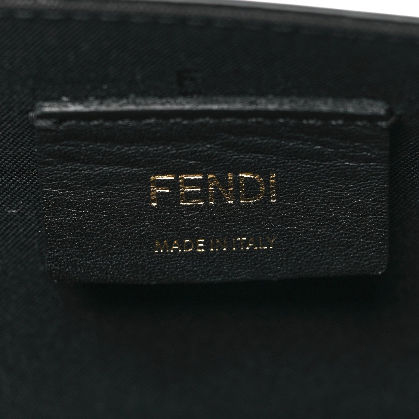 Vitello Liberty Lucido F is Fendi Envelope Belt Bag Black