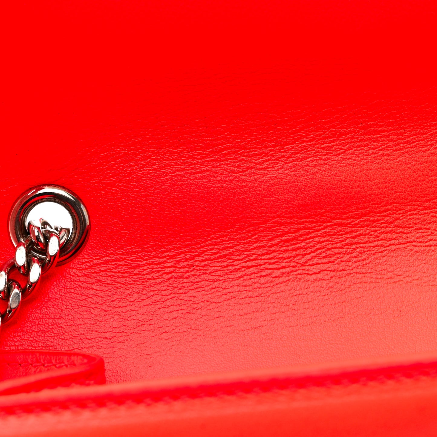 Calfskin Monogram Small Kate Satchel Neon Orange
