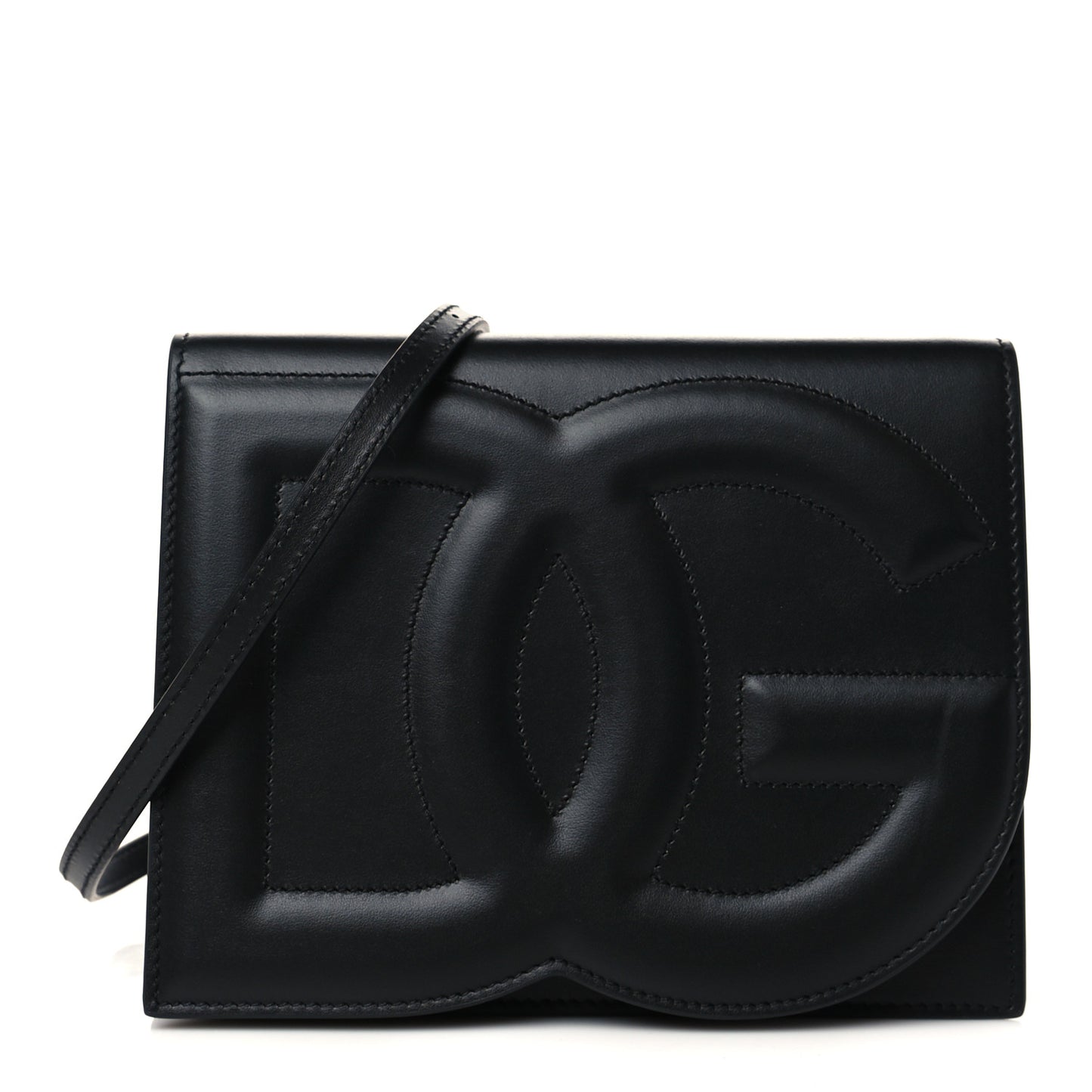 Calfskin DG Crossbody Black