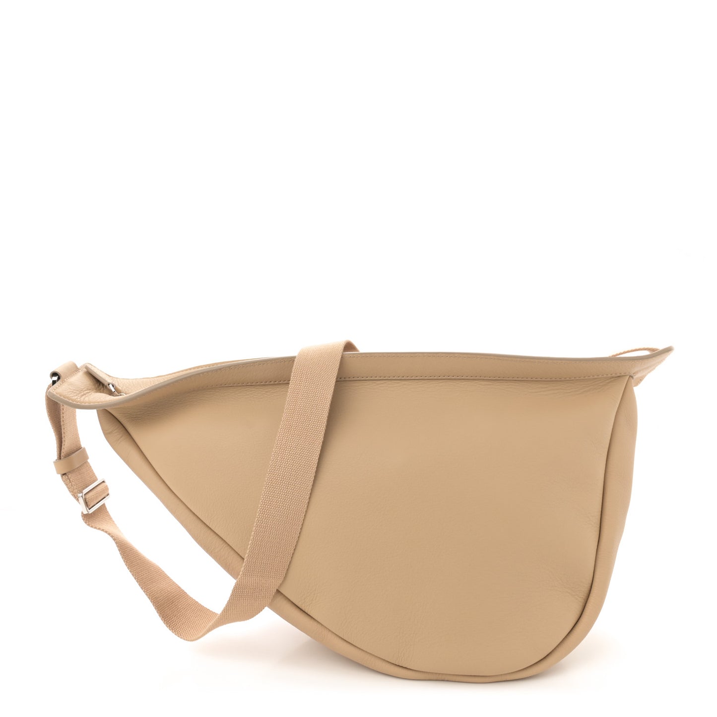 Grained Calfskin Large Slouchy Banana Bag Light Cuir
