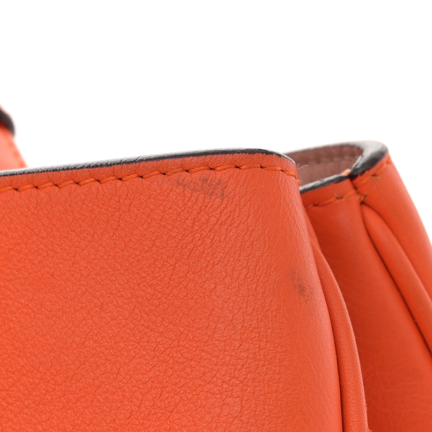 Smooth Calfskin Large Diorissimo Tote Orange