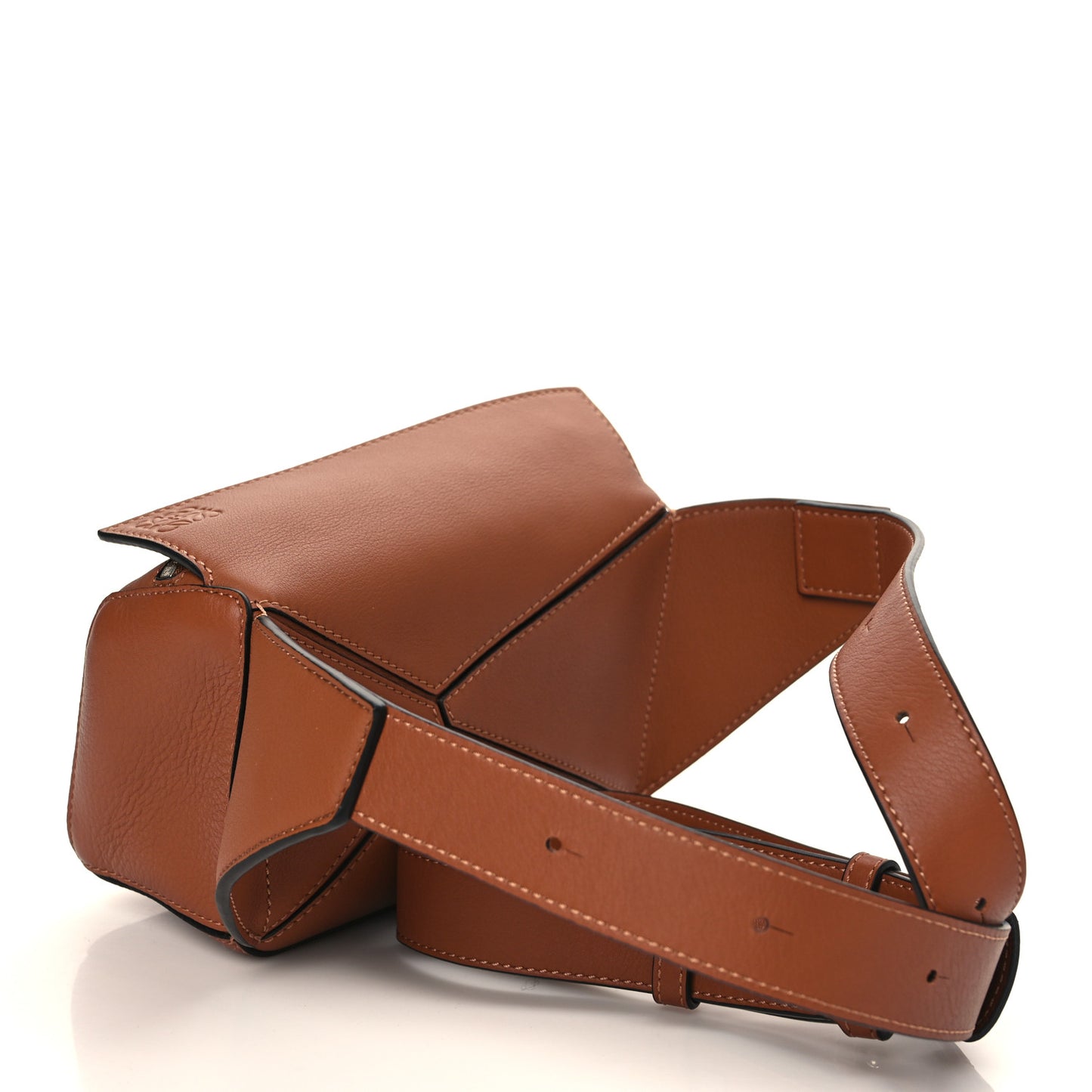 Calfskin Mini Puzzle Bumbag Tan