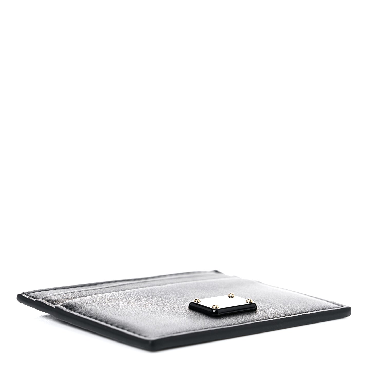 Calfskin Card Holder Black