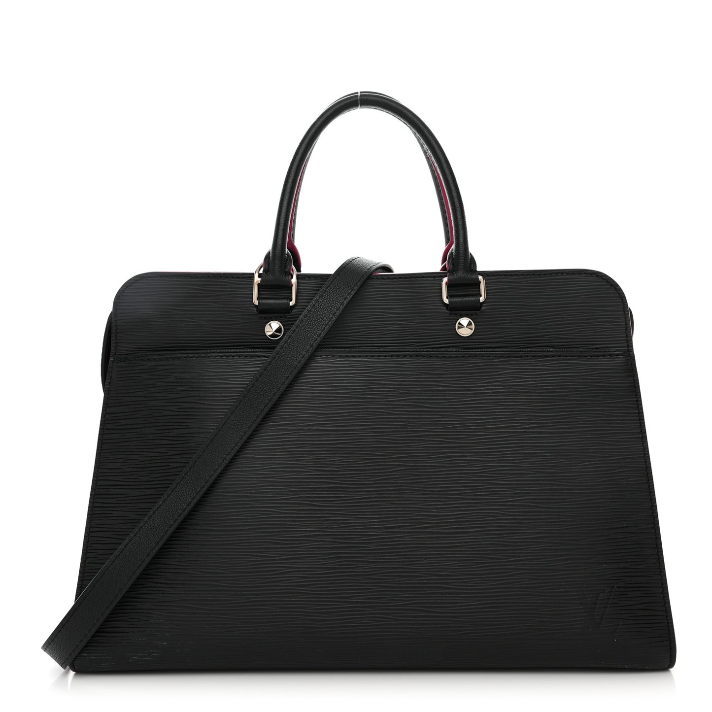 Epi Vaneau GM Black Hot Pink