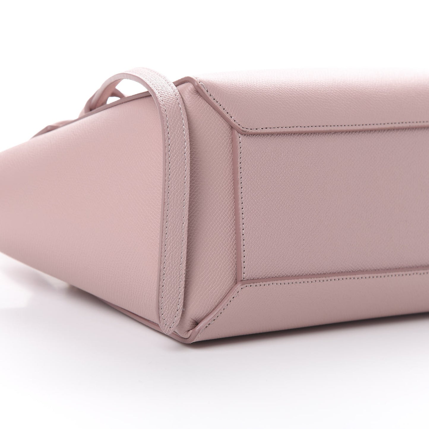 Baby Grained Calfskin Micro Belt Bag Vintage Pink