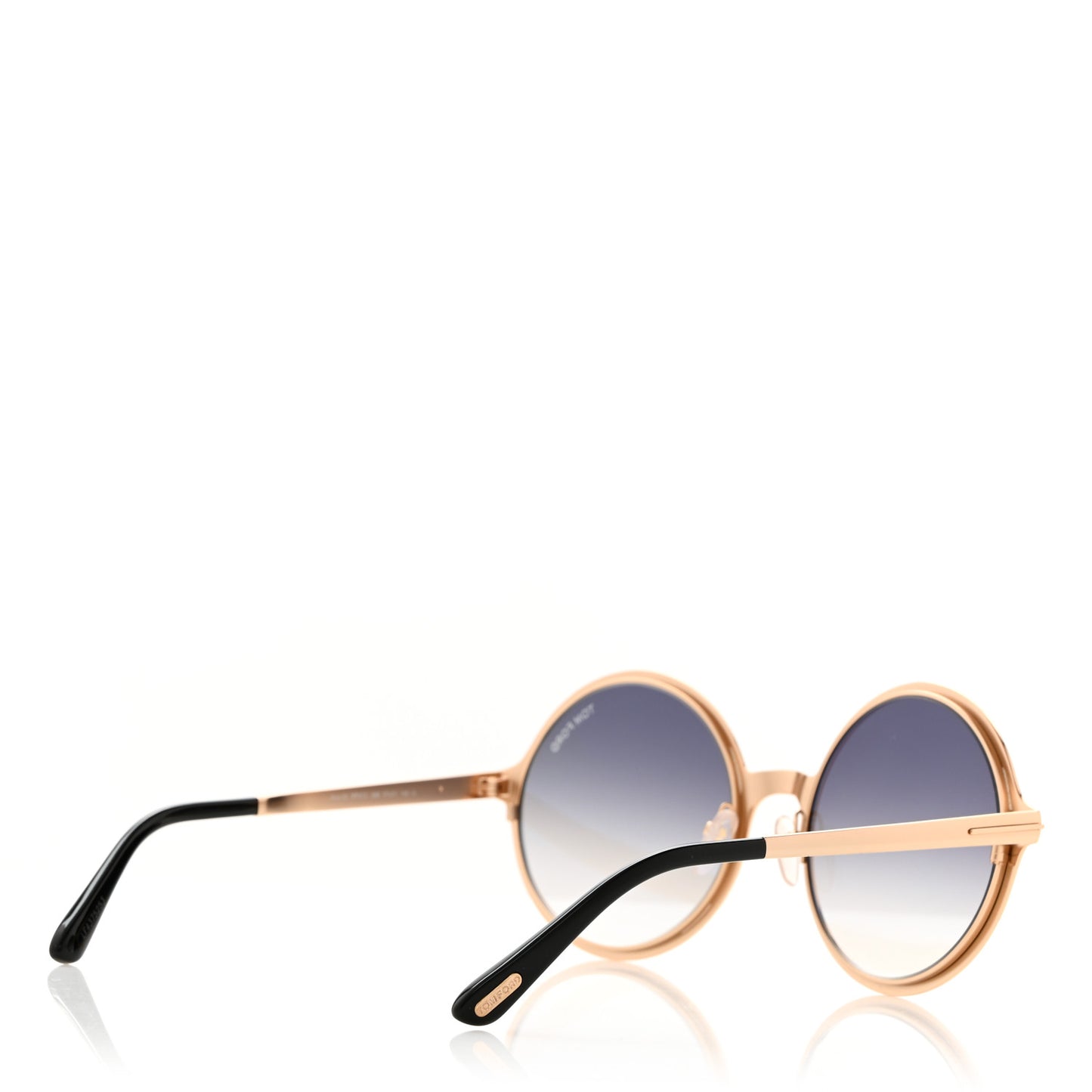 Round Ava 02 Sunglasses TF572 Gold