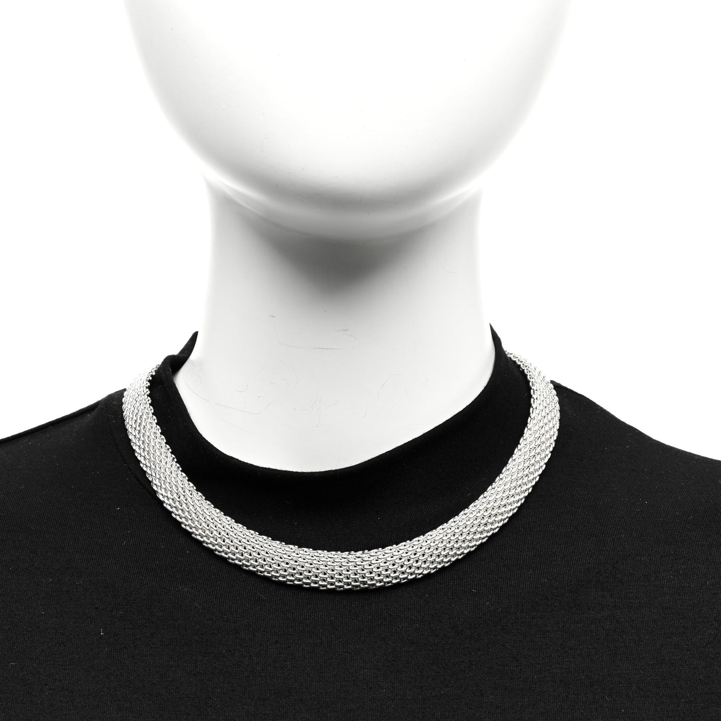 Sterling Silver Somerset Mesh Necklace