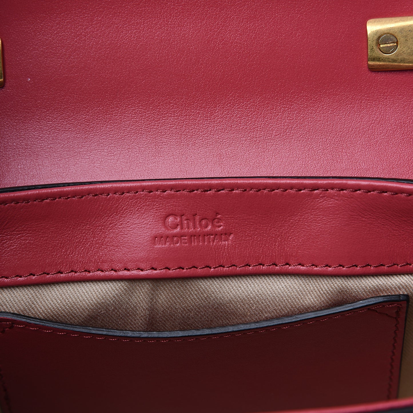 Calfskin Crocodile Embossed Mini C Double Carry Graphic Pink