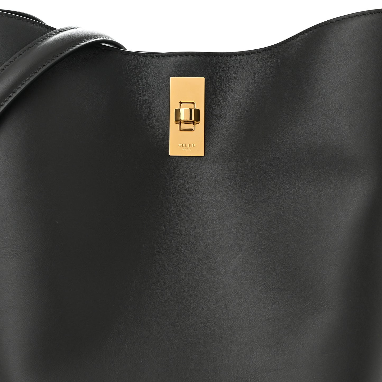 Smooth Calfskin Bucket 16 Bag Anthracite