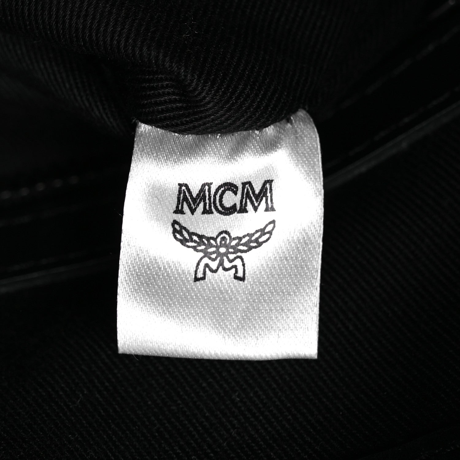 MCM Napacot Canvas Spanish Calfskin Medium Klassik Tote Black 6 of 17