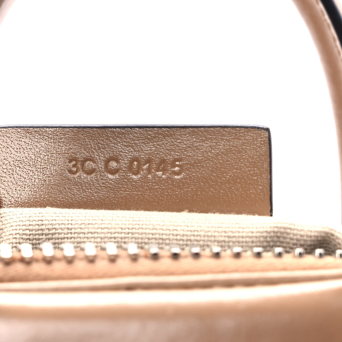 Shiny Lord Calfskin Mini Antigona Dark Beige