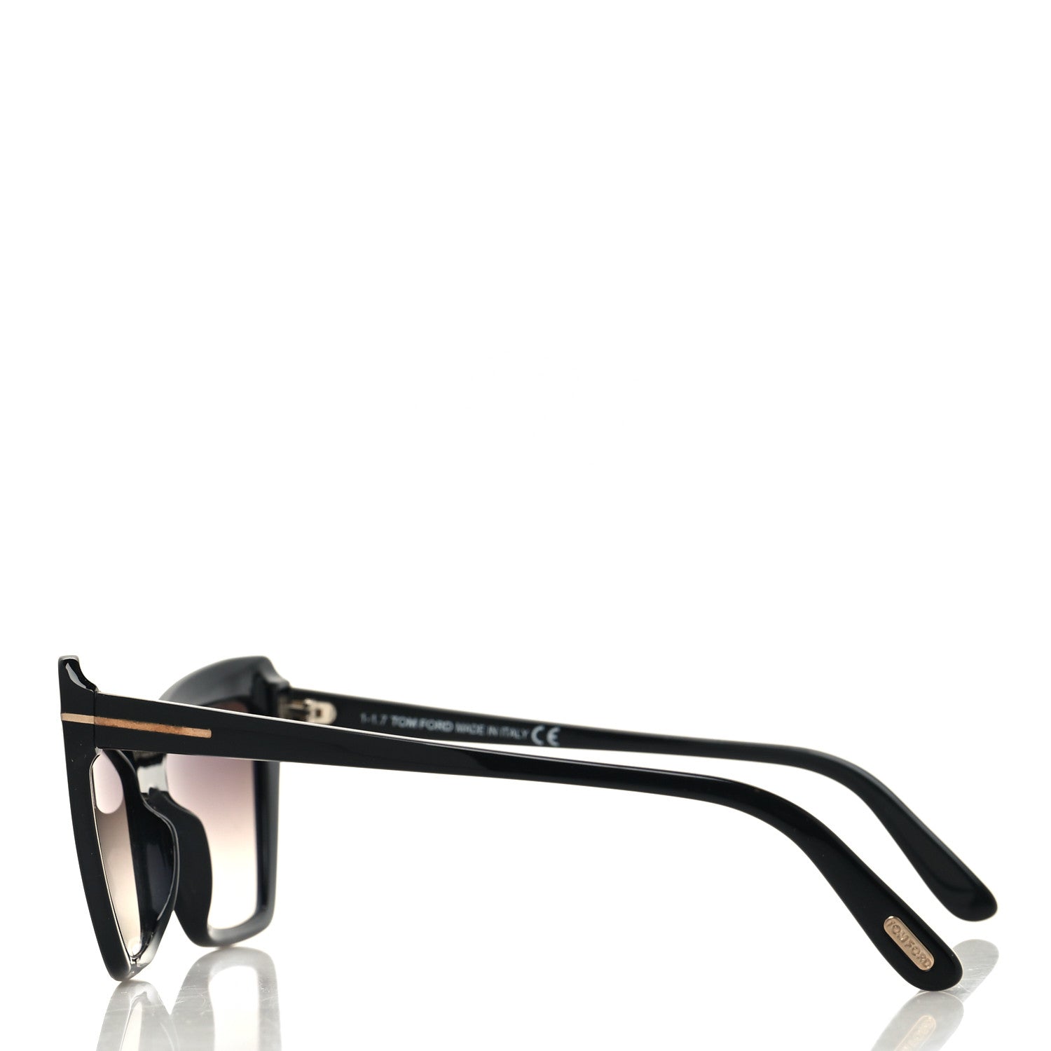 Tom Ford Valesca Cat Eye Sunglasses TF555 Black 3 of 8
