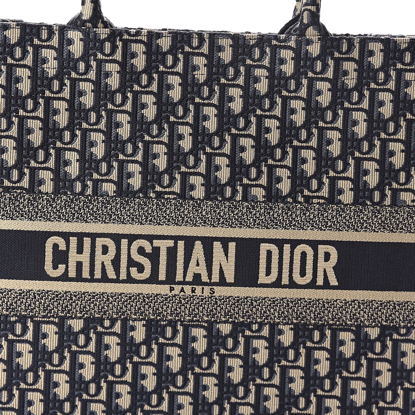 Oblique Book Tote Blue Multicolor
