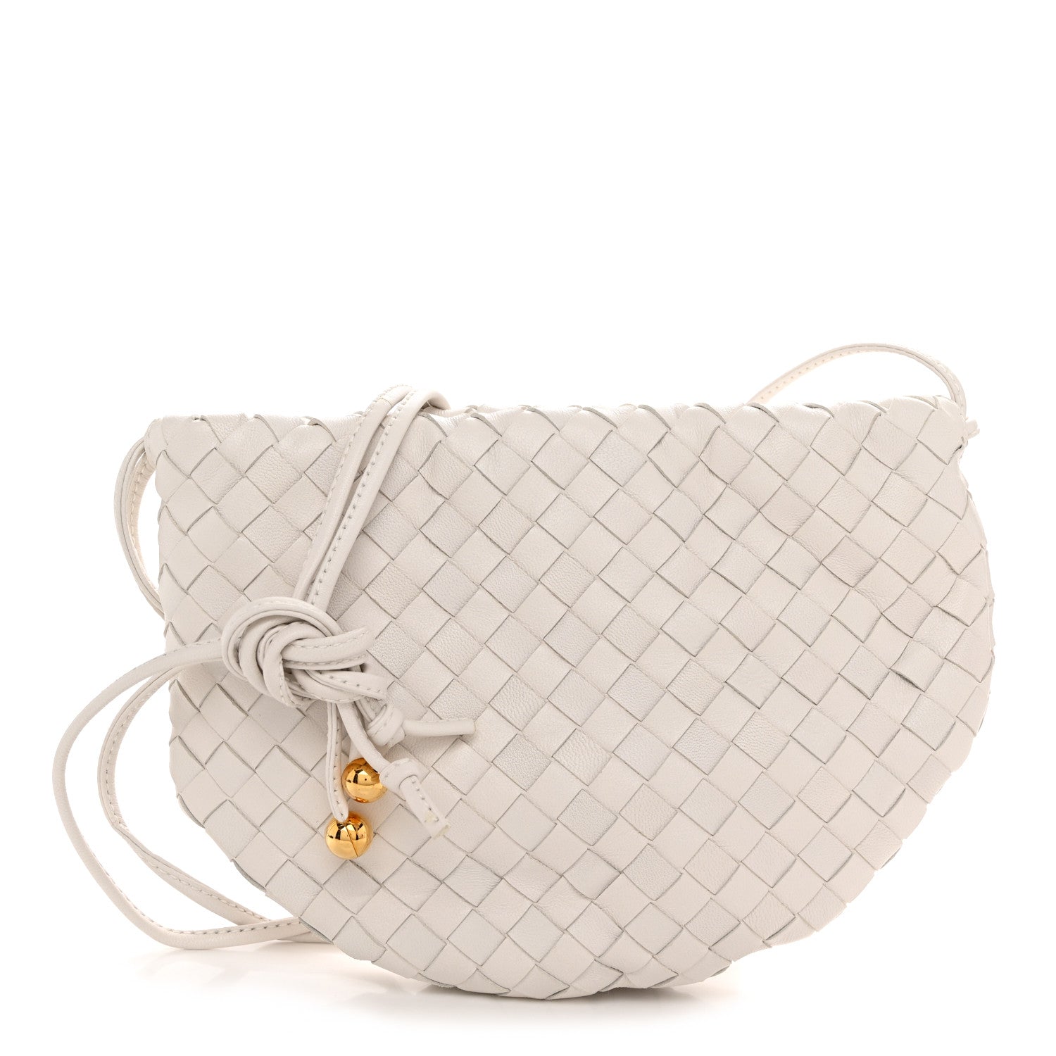 Bottega Veneta Nappa Intrecciato Mini Bulb White 1 of 10