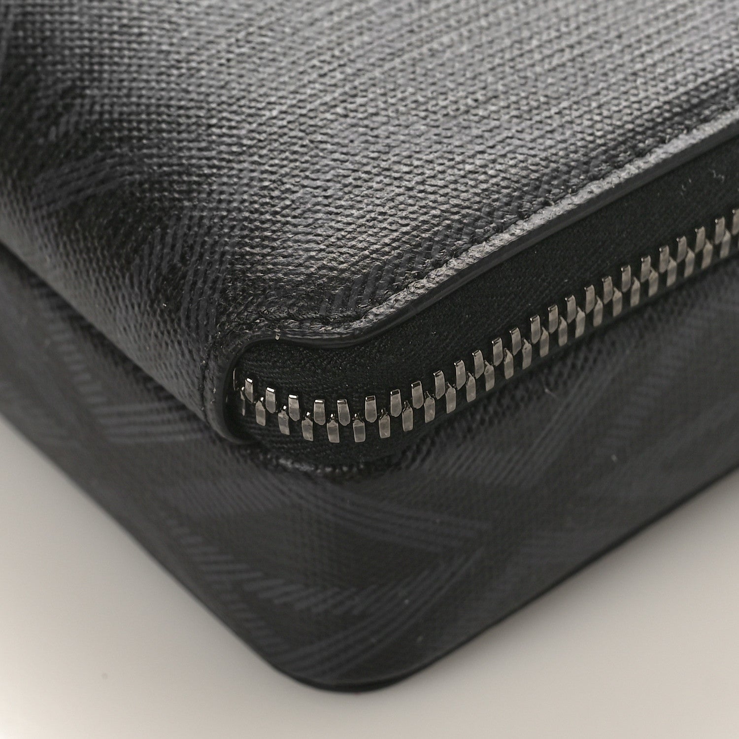 Christian Dior Coated Canvas CD Diamond Messenger Pouch Black 8 of 8