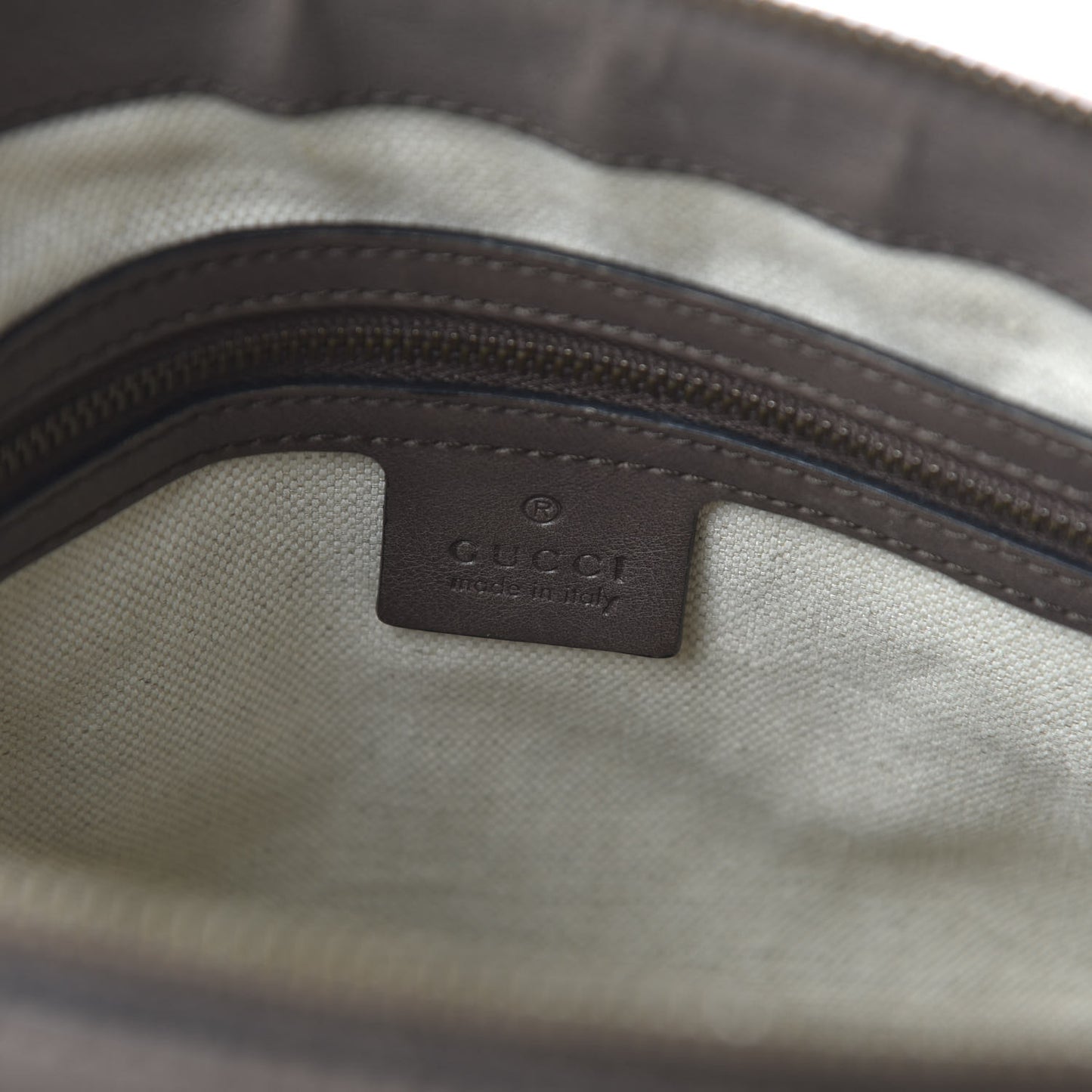 Monogram Web Rania Top Handle Bag Brown