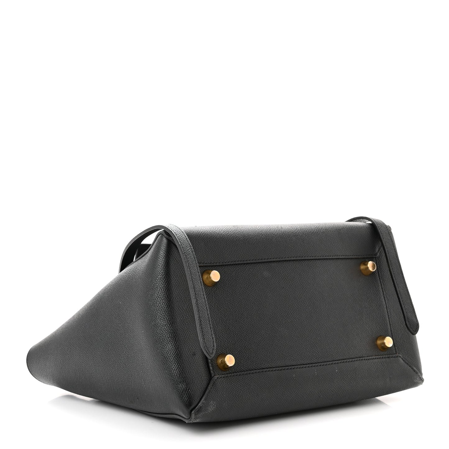 Grained Calfskin Mini Belt Bag Black