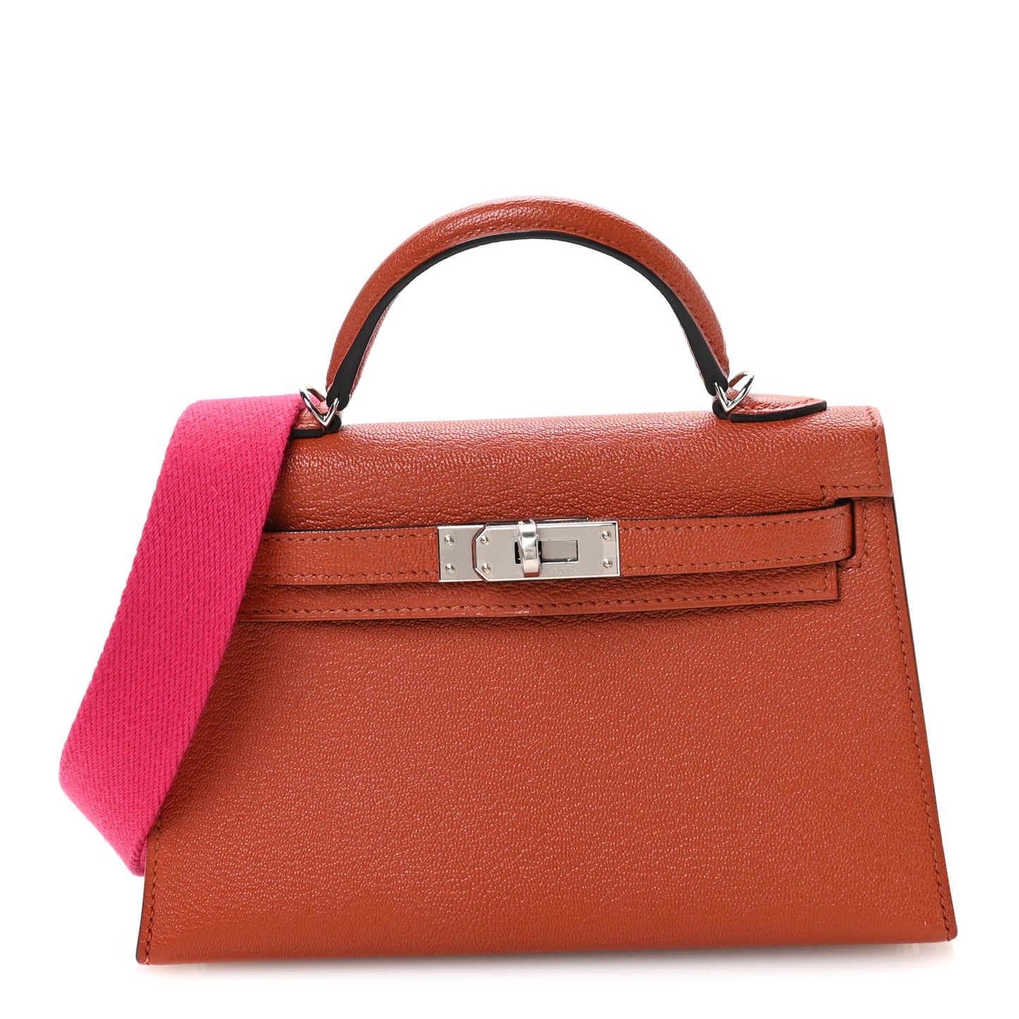 Chevre Mysore Mini Kelly Sellier 20 Cuivre Rose Mexico