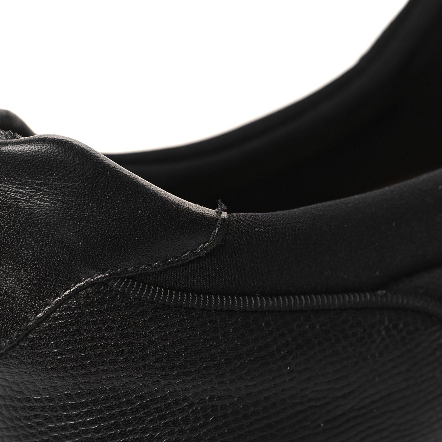 Smooth Textured Calfskin Mika Sky Mens Flats 40.5 Black
