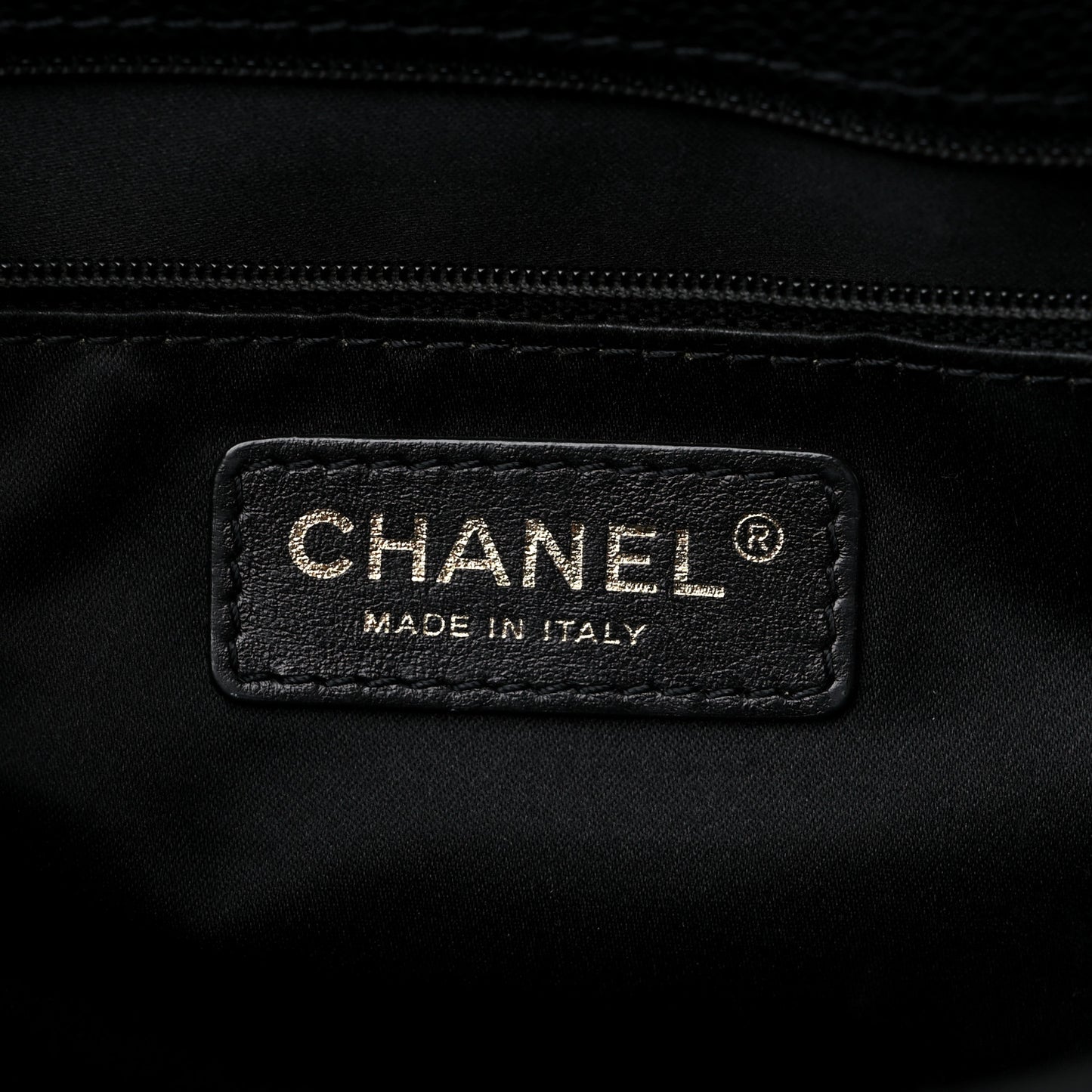 Caviar Quilted Grand Shopping Tote GST Black