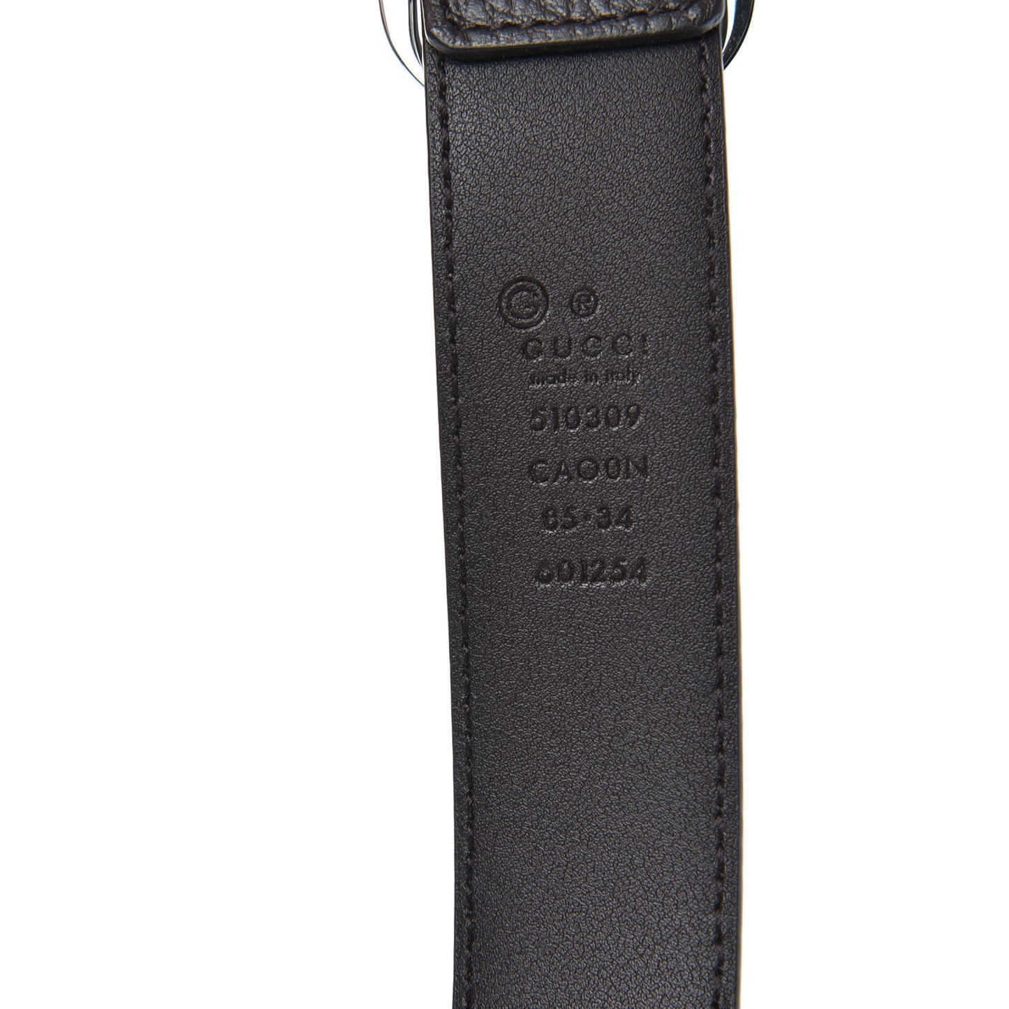 Calfskin Belt 85 34 Dark Brown