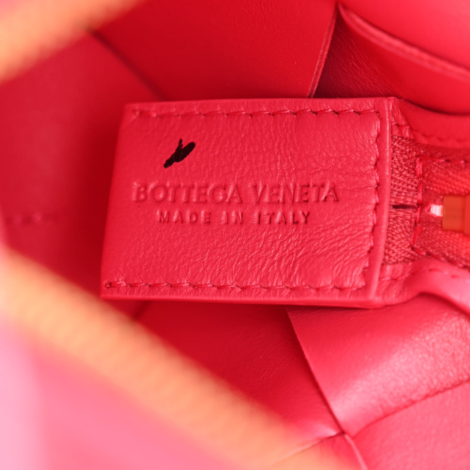 Bottega Veneta Lambskin Maxi Intrecciato Mini Cassette Camera Bag Cranberry 6 of 9