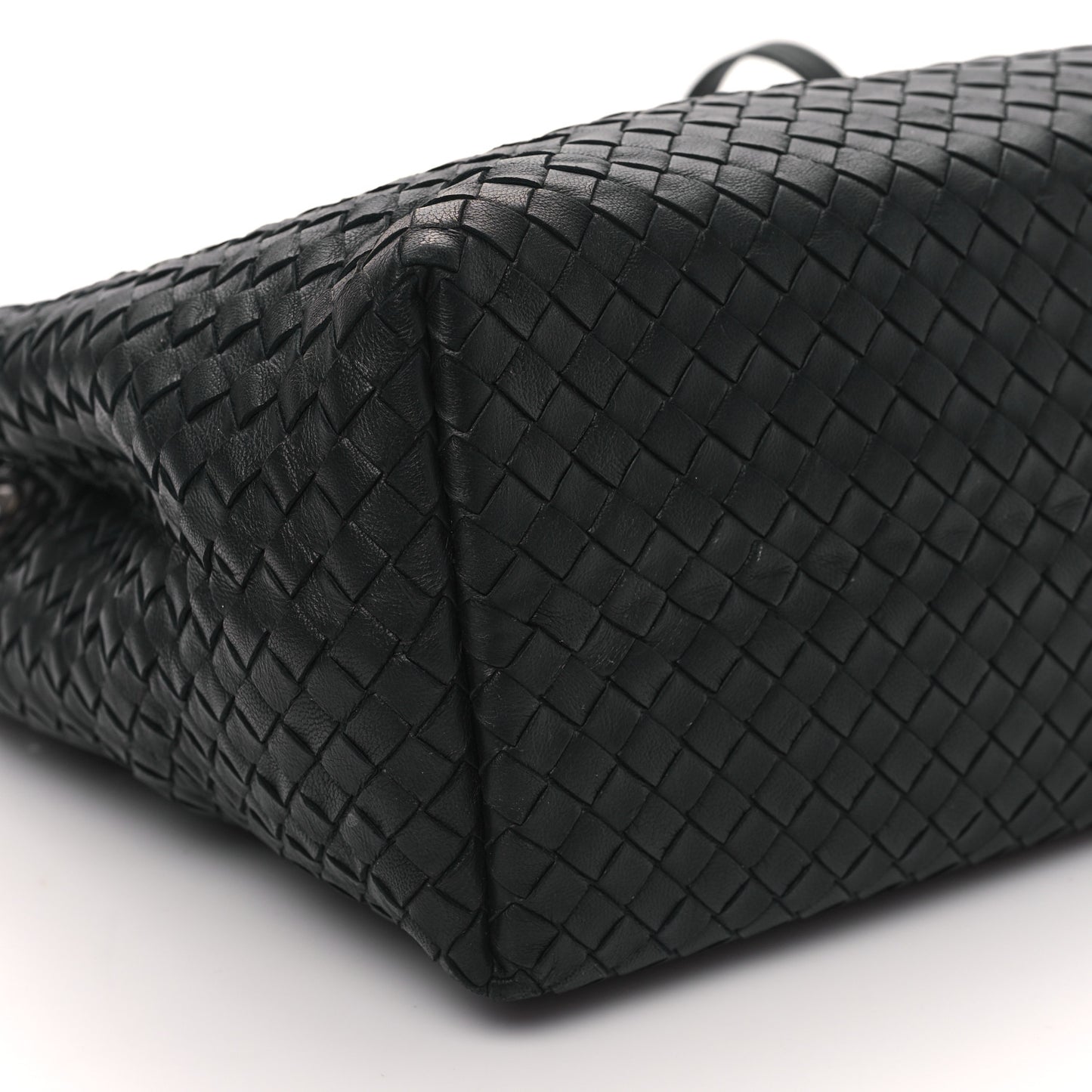 Nappa Intrecciato Medium Garda Bag Black
